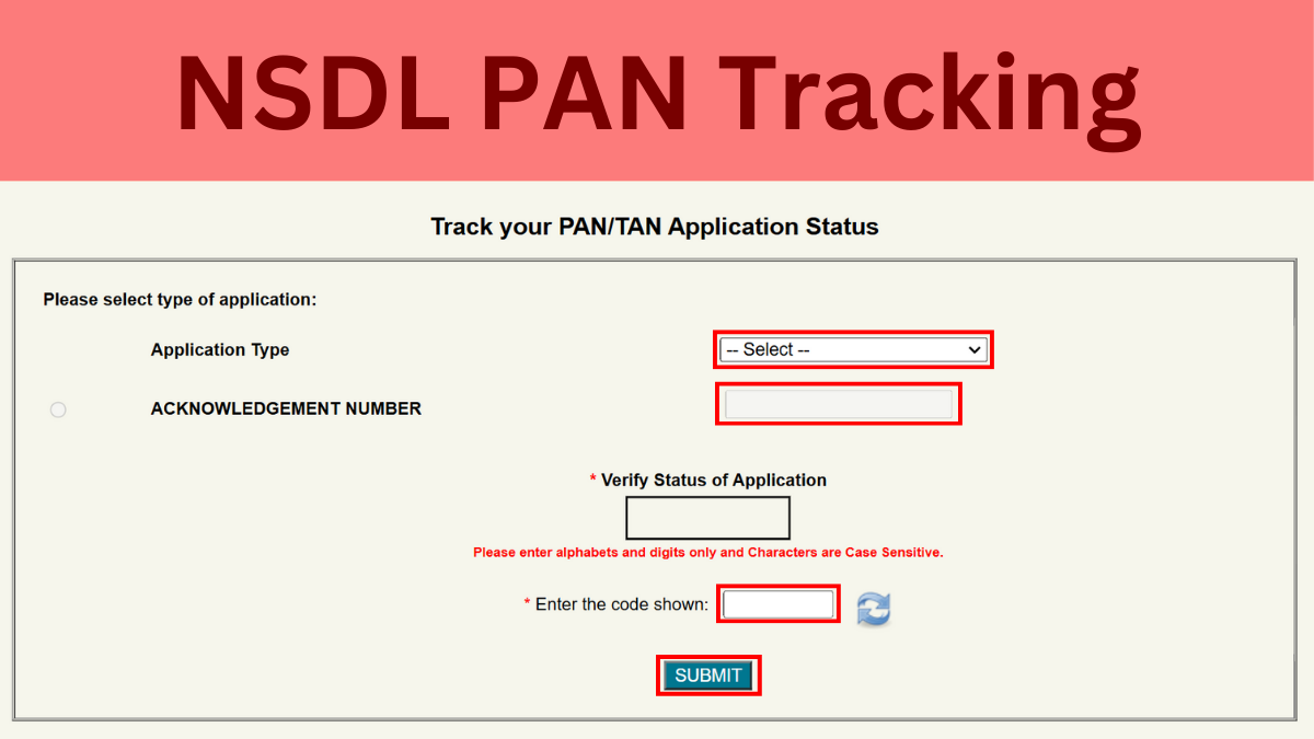 NSDL PAN Tracking