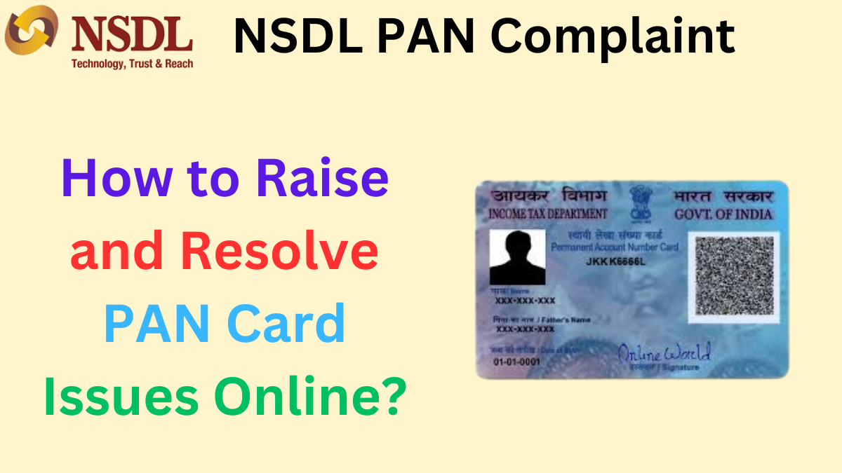 NSDL PAN Complaint